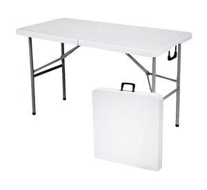 Mesa plegable 180x72x73,5 cm blanco Northwest