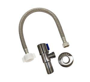 Llave angular 1/2'' + flexible Stretto.