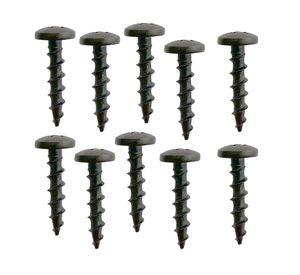 Tornillo madera Cabeza lenteja rosca gruesa 6x20 mm 10 unidades