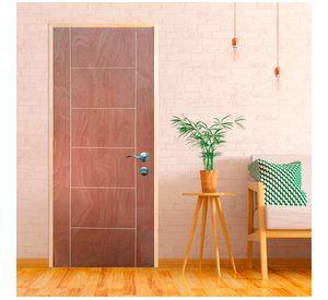 Puerta terciado ruteada azapa 60x200 cm
