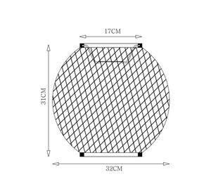 Pantalla lámpara ratán 32 cm