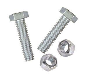 Perno hexagonal 8.8 métrico con tuerca M8-1.25x30 mm ZBR 2 unidades