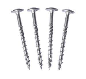 Tornillo madera cabeza lenteja turbo 6.0x70 mm 4 unidades