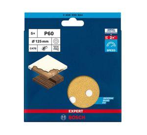 Disco de lija 125 mm Expert C470 grano 60 pack 5 unidades