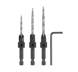 Set 3 brocas avellanadoras 6/8/10 DW2535