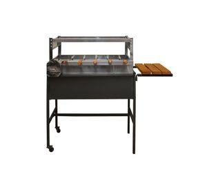 Parrilla a carbón Prime con motor eléctrico Alcazar