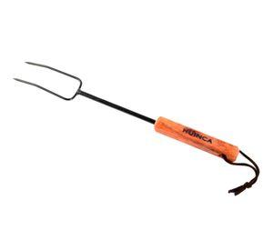 Tenedor parrilla 38 cm negro Huinca
