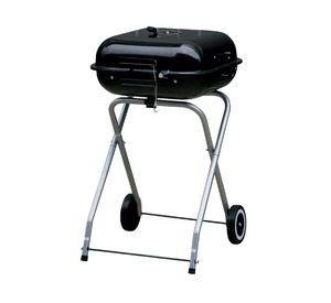 Parrilla a carbón portátil negro