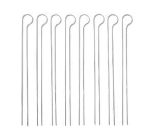 Pinchos 8 unidades plateado Weber