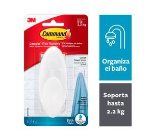 Gancho para toalla con tiras impermeables Grande Command