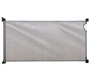 Puerta de seguridad retráctil gris  Dreambaby