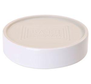 Jabonera Bath gris claro