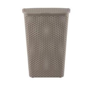 Canasto ropa 55 litros Bali taupé Reyplast
