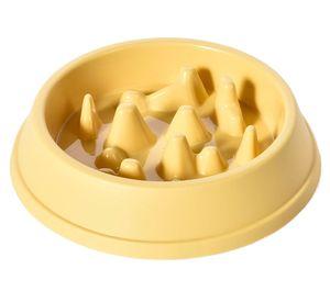 Plato mascota Anti ahogo amarillo 500 ml