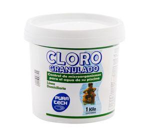Cloro granulado piscina 1 kg Pura tech