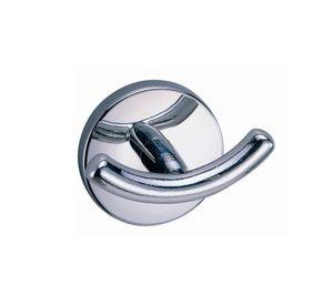 Percha doble Modena cromo