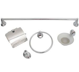 Set accesorios baño Barral cromado 5 piezas