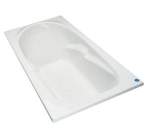 Tina 70x140 cm HY blanco Norglas.
