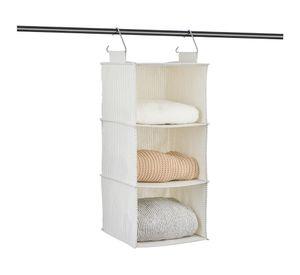 Organizador clóset colgante tela 3 niveles