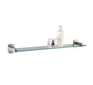 Repisa cristal Palma cromo 50 cm