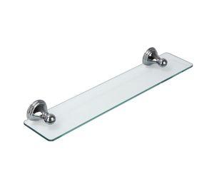 Repisa cristal Murano cromo 50 cm