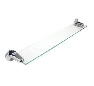 Repisa cristal Toscana cromo 50 cm
