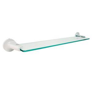 Repisa cristal Toscana blanco 50 cm