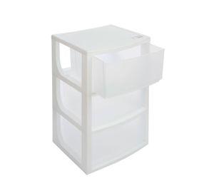 Mueble organizador 3 cajones blanco Wenco