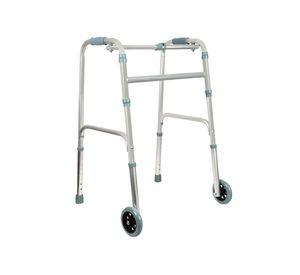 Andador con ruedas cromo Maxcare