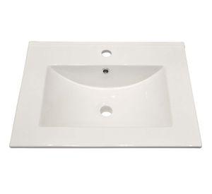Cubierta vanitorio 46x61,5 cm Ermes blanco Stretto