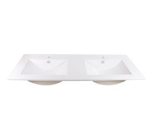 Lavamanos sobreponer doble 120x46 cm Barcelo