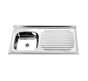 Mueble base lavaplatos derecho 100 cm blanco Tebisa