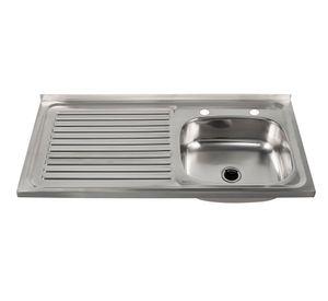 Lavaplatos sobreponer izquierda 100 cm Briggs