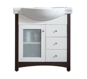 Mueble vanitorio 80 cm Compass Blanco Duschy