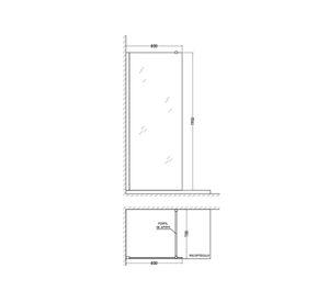 Shower 80x195 cm TEB-GG7017000000 Tebisa