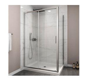 Mampara Side Panel corredera perfil cromado 190x80x3.5 cm