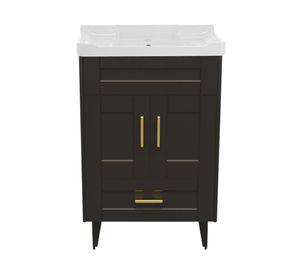 Mueble vanitorio 50 cm BM-Deluxe-50SKC+856- café Domsa
