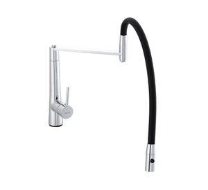 Monomando lavaplatos flexible Svart negro