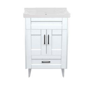 Mueble vanitorio 50 cm BM-Deluxe-50SKB+856- blanco Domsa