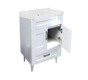 Mueble vanitorio 50 cm BM-Deluxe-50SKB+856- blanco Domsa