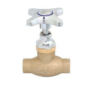 Llave paso 1"HE cromo Fas