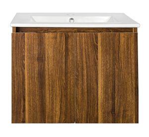 Mueble vanitorio Ermes Roble 60 cm + cubierta