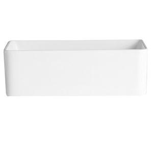 Lavamanos sobreponer 12x37x23.5 cm blanco