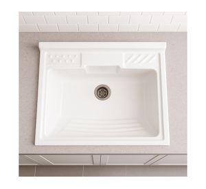 Lavarropa Mediano blanco 60x60x33 cm