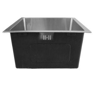 Lavaplato 41 cm bajo encimera gris