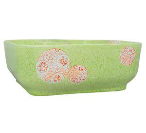 Lavamano sobreponer 8 litros loza verde