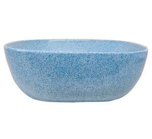 Lavamano sobreponer 41.5 cm loza azul