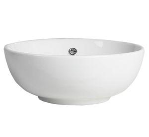 Lavamanos sobreponer 16x44x44 cm blanco