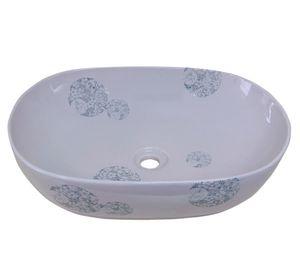 Lavamano sobreponer 8 litros loza blanco