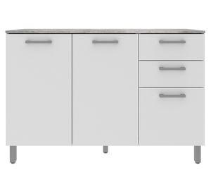 Mueble de cocina 2 puertas 82.5x119.8x37.9 cm CZ blanco